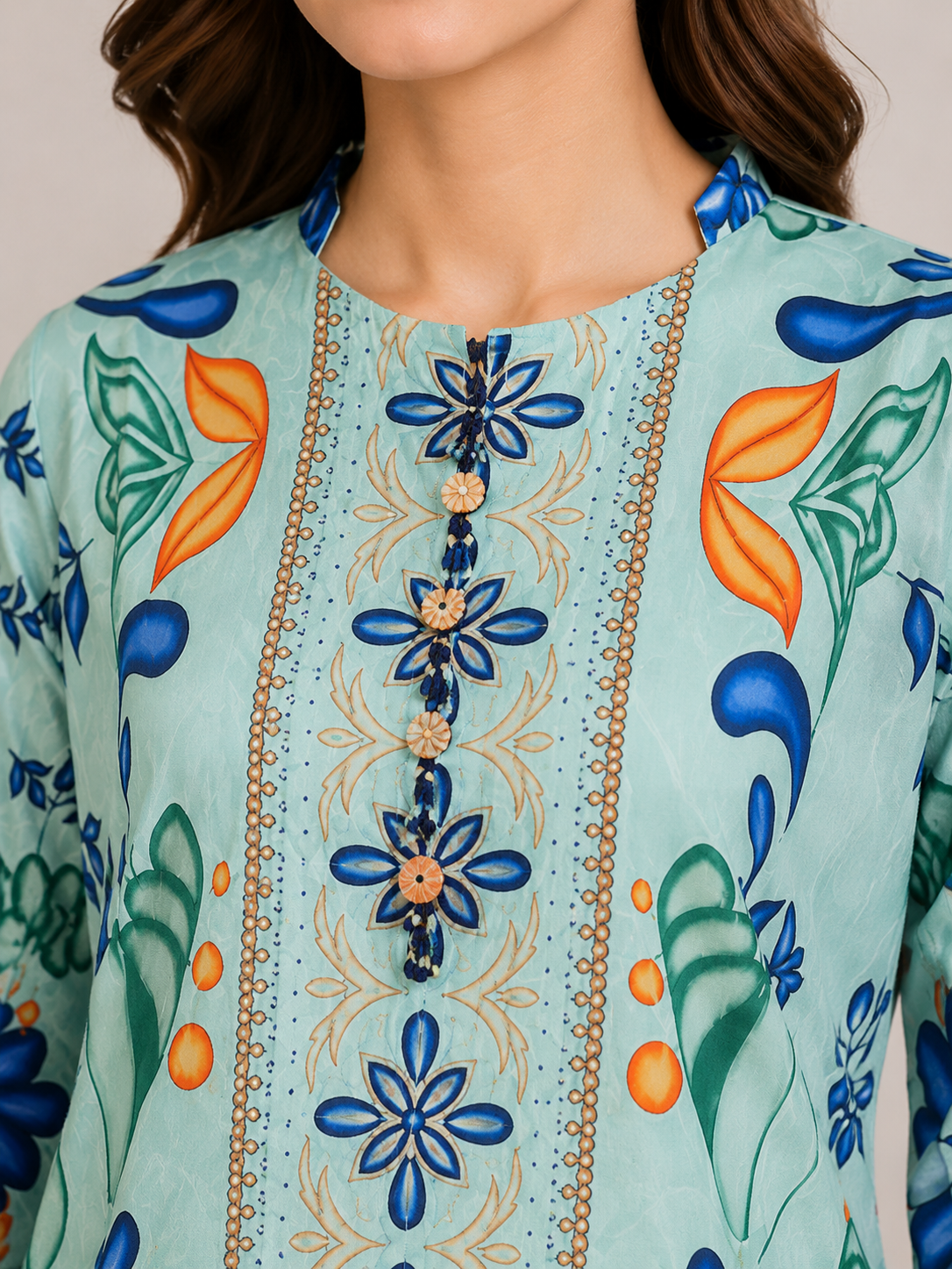 Aqua Bloom Co-Ord Set - Image 3