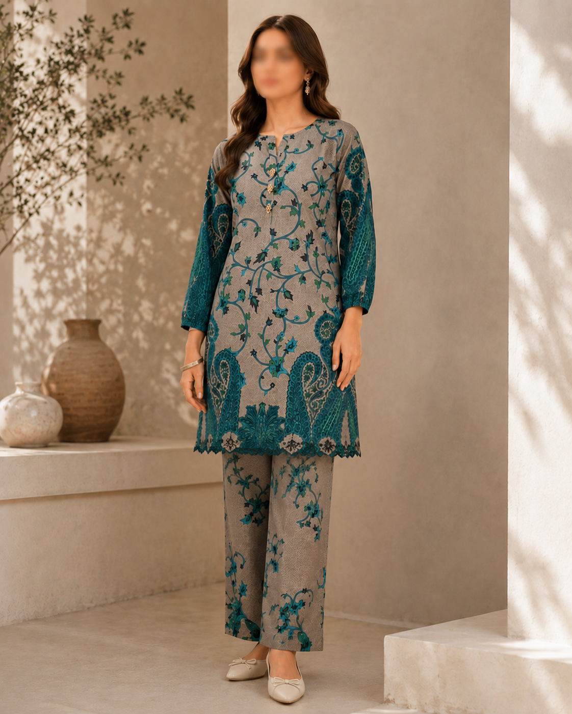 Flora Cascade Suit