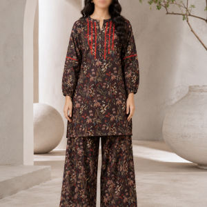 Autumn Bloom Co-Ord Set with Farshi Shalwar