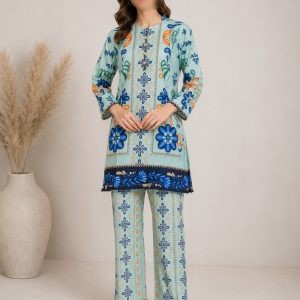 Aqua Bloom Co-Ord Set
